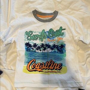 Coastline Kids Graphic Tee - White